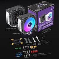 LOVINGCOOL Nouveau Design 5 Cuivre Caloduc CPU Cooler Super Forte Performance de Refroidissement RGB FAN LED Light PC Case Aluminium Radiateur