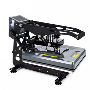 Machine de transfert thermique semi-automatique pour l'impression de t-shirts, machine à chaleur plate avec contrôle précis de la température pour l'impression de vêtements - Product Image 1