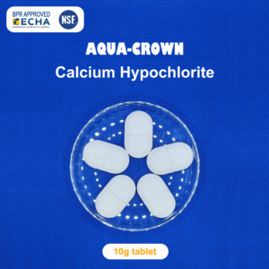 Tablettes de <span class=keywords><strong>choc</strong></span> granulaires au <span class=keywords><strong>chlore</strong></span> pour piscine, Hypochlorite de calcium pureté 65-70%, CAS 7778-54-3 MF Ca(ClO)2 - Product Image 2