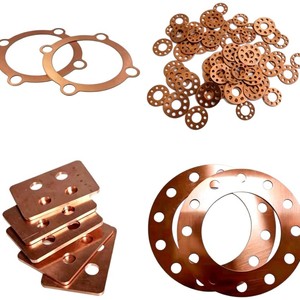 แหวนรองโลหะทองแดงและทองเหลือง Weida Metals ตัดด้วยเลเซอร์ ความหนาตามสั่ง 0.03-10 มม. รูปทรงกลม สำหรับใช้งานในอุตสาหกรรม - Product Image 3