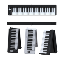 Clavier de piano électronique portable pliable à 61 touches Piano électrique pour enfants pour débutants en musique