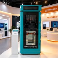 Distributeur automatique combiné, options de paiement multiples, écran tactile, capacité personnalisable, fonctionnement 24h/24 et 7j/7, construction métallique, SDK