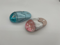 Souris optique aquatique sans fil Bluetooth rechargeable, design liquide avec batterie au lithium, flotteur 3D personnalisé pour cadeaux de bienvenue