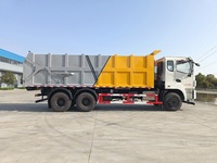 Haute qualité 16CBM 4x2 Dongfeng compacteur camion à ordures manuel Diesel comprimé amarrage camion à ordures moteur personnalisé