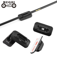 19197 MUQZI Attaches de câble de frein et de dérailleur pour vélo, support de fixation à boucle, sangle en nylon, guide de câble, organisateur de câbles pour VTT et vélo de route