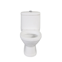 WC monobloc en céramique à double chasse pour enfants, sanitaires modernes pour maternelle