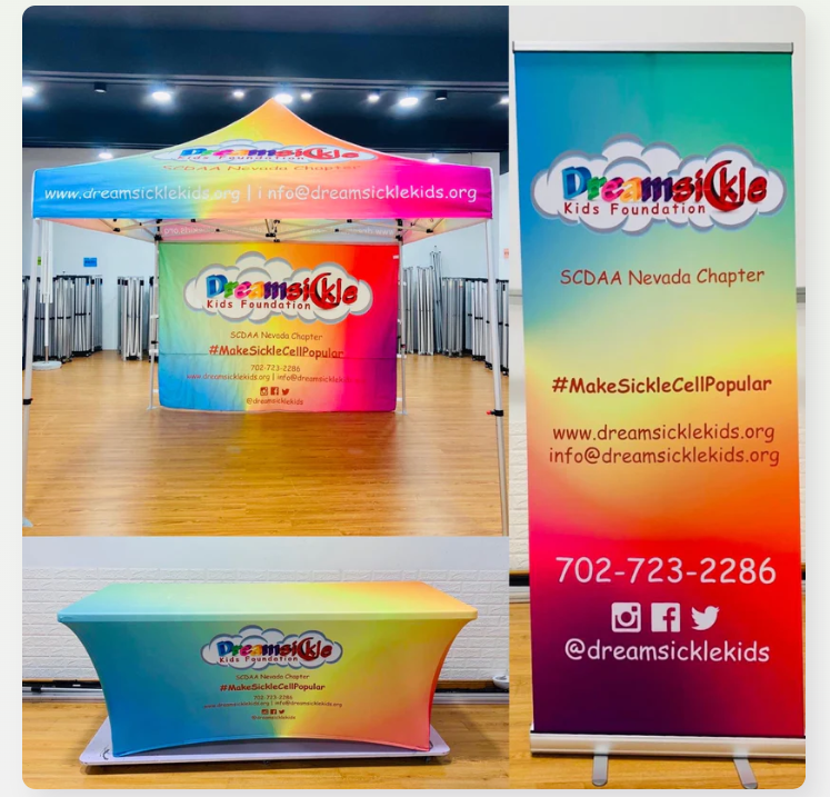 Frame+Back Full Wall+Top Cover+Roll Up+Table Cloth