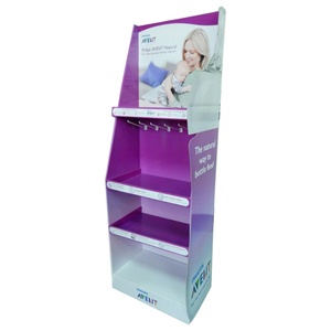 Expositor de Cartón Plegable de Doble Cara Ecológico Paksen para Punto de Venta con Gancho para Papel - Product Image 2