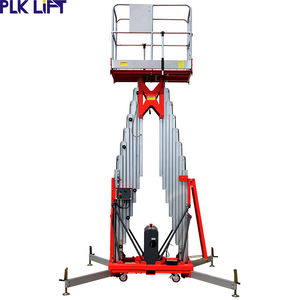 6 מ '8m 9m 10m 12m אוויר להרים אדם אוויר גבוהה התורן כפול אלומה אדם אלומניום עם מפאת בטיחות - Product Image 6