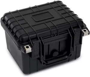 硬壳塑料防水电子储物易携带箱，带定制eva泡沫