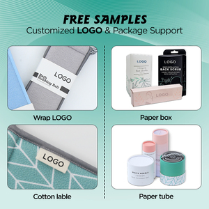 Viscose thoải mái cơ thể Scrubber phong cách đơn giản trở lại Scrubber tắm vành đai tẩy tế bào chết tính năng tắm da chết bàn chải bọt biển - Product Image 5