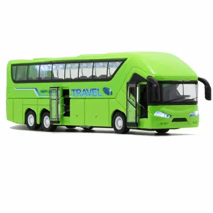 Bán sỉ xe buýt từ trẻ em-Mới Đến Quảng Cáo Giveaway Oem Đội Xe Buýt Đồ Chơi Mô Hình Xe Buýt Trẻ Em Đồ Chơi Xe Buýt