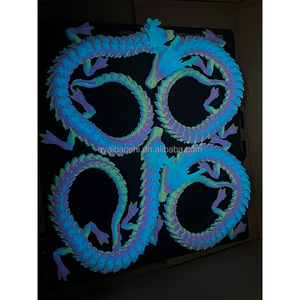 Thân Thiện Với Môi Phát Sáng Trong Bóng Tối 3D In Rồng Đồ Chơi Làm Bằng PLA + Filament Lễ Hội Quà Tặng Bàn Trang Trí - Product Image 1