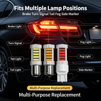 2835-66SMD LED Autolampe 6000K Weiß Rot Gelb Mehrfarbig Brems- Blinker- Rück- Nebelschlussleuchte 12V