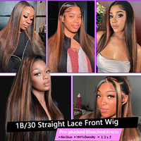 Perruques en cheveux humains HD 13x4 sans colle, couleur marron, fournisseur de perruques en cheveux naturels avec dentelle frontale, perruques en cheveux humains couleur marron méché blond