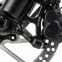 Soporte Adaptador de Caliper de Freno de Aluminio Mecanizado por CNC Personalizado Sin Pedido Mínimo para Kit de Conversión de Freno de Disco MTB