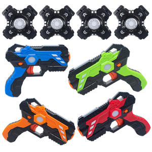 おもちゃの銃のためのインタラクティブなプラスチックレーザーの戦い楽しい親子ゲームのための電子赤外線センシングの戦闘 - Product Image 1