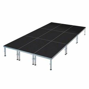 แท่นไม้สำหรับเวที4แท่น<span class=keywords><strong>4x8ft</strong></span> แบบแยกส่วนสำหรับจัดแสดงแบบพกพา - Product Image 3
