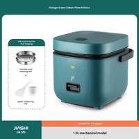 Mini cuiseur à riz électrique multifonctionnel pour 1-2 personnes cuiseur à riz en plastique à usage domestique intelligent avec tasse à mesurer pour usage domestique