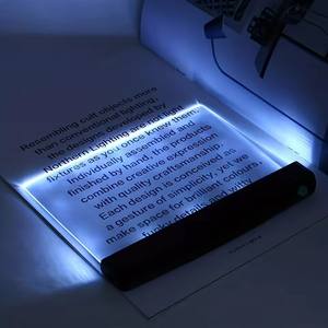 Lampe de lecture LED à plaque plate ultra-mince, protection des yeux, outils d'étude portables créatifs, <span class=keywords><strong>miroir</strong></span> haute définition, lampes de lecture nocturnes - Product Image 5