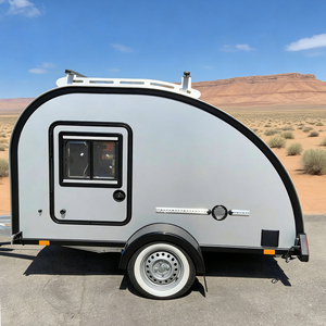 Remolque de Viaje Tipo Lágrima, Remolque de Campamento Tipo Lágrima en Venta, Remolque de Viaje Pequeño y Remolcable para Campamentos al Aire Libre y Viajes por Carretera - Product Image 4