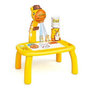 Jouets de table à <span class=keywords><strong>dessin</strong></span> avec projecteur d'apprentissage de <span class=keywords><strong>girafe</strong></span> mignonne pour enfants avec musique - Product Image 1