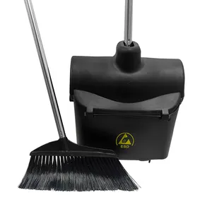 ESD Cleanroom Cleaning Tools Antistatic Plastic Brush Broom Foldable Dustpan Set