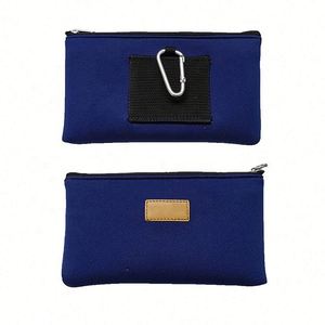 Custom Logo Neoprene Pencil Bag Portable Cosmetic Bag Lightweight Pencil <b>Case</b> With Zipper - Product Image 1