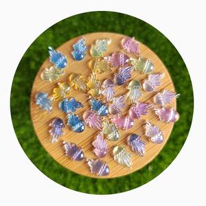 Brillant méduse résine Flatback breloques Mini autocollants pour Nail Art bricolage Scrapbook accessoires - Product Image 4