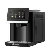 Cafetera Totalmente Automática con Bomba Italiana ULKA de 19 Bares, Molinillo Integrado, Tolva para Granos de 250g, Tanque de Agua de 1.8L, 19 Bebidas, Pantalla Táctil