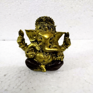 Hecho a mano indio resina ganesh dioses estatuas de tamaño pequeño - Product Image 1