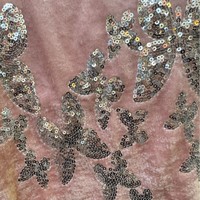 Nouveau Tissu Brocart Tricoté Automne Hiver 3mm à Motif Floral Abstrait Géométrique Perlé 100% Acrylique Résistant à l'Abrasion