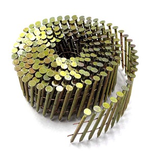Graus Bobina de Clavos para Soporte de Madera Galvanizados Amarillos Sumergidos en Pintura Anel Grao Clavos Venta Directa de Fábrica - Product Image 6
