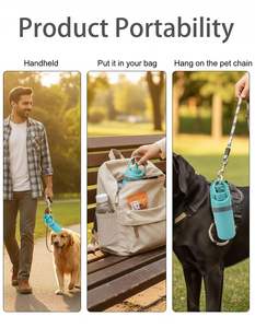 Recogedor de Excrementos de Perro para Exteriores con Dispensador de Bolsas Integrado y Mango Extensible - Product Image 5