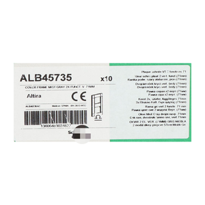 กรอบครอบสวิตช์ไฟฟ้า ALB45735 Altira แบบ 2 ช่อง ใหม่ ซีล NFP (10 ชิ้น) - Product Image 2
