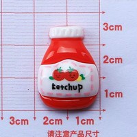 Lot de 100 miniatures de nourriture pour maison de poupée, artisanat, salade artificielle, pot de confiture, bouteille, cabochons en résine à dos plat pour Noël et Halloween