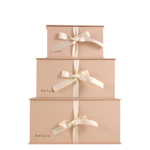 Factory supply gift packaging boxes box with ribbon magnetic gift boxes