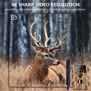 PR801W WiFi 8K <span class=keywords><strong>Chasse</strong></span> Sentier Caméra Piège 60MP Support APP avec IP66 Étanche pour la <span class=keywords><strong>Chasse</strong></span> Animale en Plein Air - Product Image 5