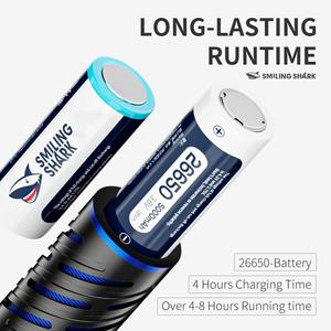 Lampe <span class=keywords><strong>torche</strong></span> LED super lumineuse pour vente flash, <span class=keywords><strong>rechargeable</strong></span>, étanche, en alliage d'aluminium, à intensité variable - Product Image 4