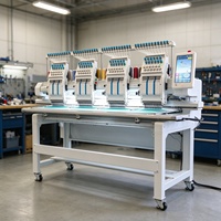 Machine à broder avec mémoire de 200 millions d'aiguilles, machine à broder à tête unique pour le travail de conception