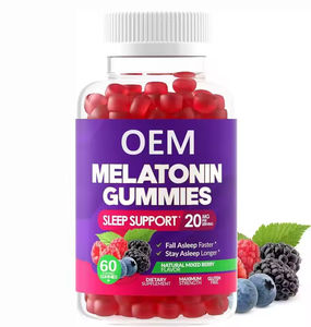 Gomitas de Melatonina Veganas OEM, 60 Unidades, Suplemento para la Salud en Oferta para Adultos, Mejora la Memoria y el Sueño, Ositos de Goma Dulces - Product Image 4
