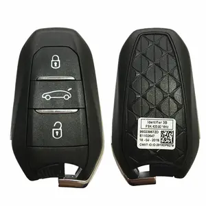 Mando a distancia inteligente de 3 botones para coche, para Citroën C4L, 434Mhz, 7945 PCF, Chip transpondedor FCC ID 96742552ZD