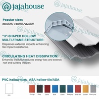 Lámina de Techo Resistente al Calor e Impermeable, Precio de Tejas de PVC, Láminas de Techo de UPVC, Lámina Hueca de PVC