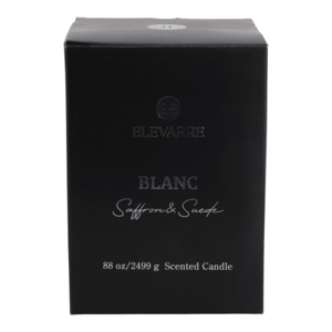 ELEVARRE Candela Profumata in Barattolo Blanc Saffron & Suede 88oz - Product Image 6
