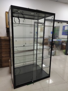 Vitrinas altas de visión completa, vitrina de exhibición de tienda de humo, vitrina de exhibición de joyería con luz - Product Image 6