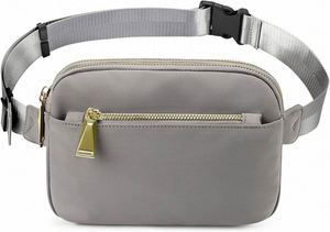 Bolso Bandolera Impermeable con 3 Bolsillos con Cremallera, Mini Bolso de Pecho para Mujer, Riñonera Deportiva para Correr - Product Image 4