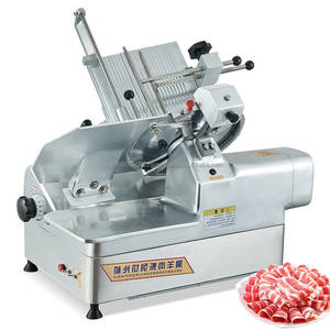 Commercial Food <b>Slicer</b> Frozen <b>Meat</b> Slicing Machine Frozen Mutton Roll Slicing Machine - Product Image 1