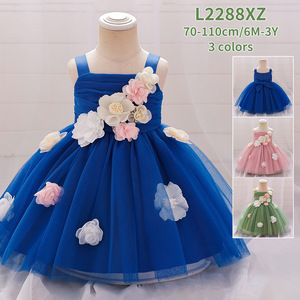 Nuevo Vestido Formal de Navidad para Niñas, Vestido de Bautizo para Bebés, Ropa con Flores para Niñas, Vestidos para Bebés de 2 Años - Product Image 4