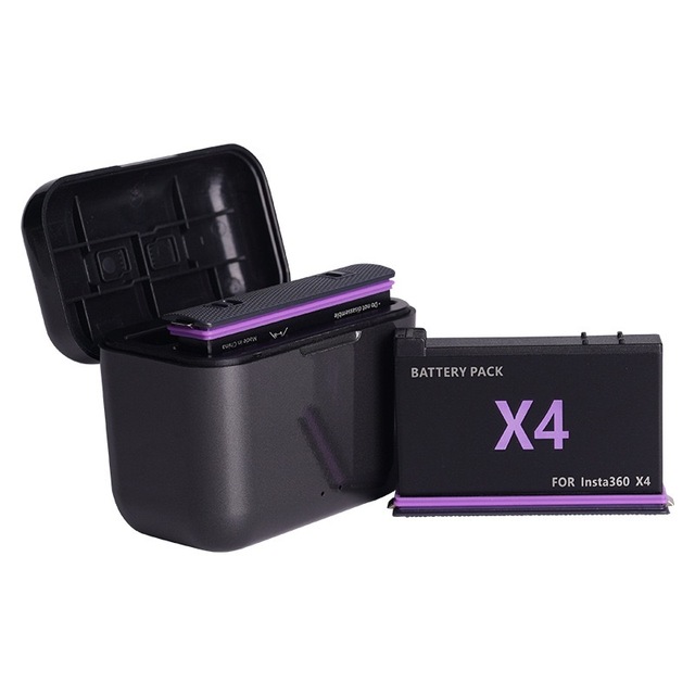 For  Insta360 X4 Battery Charger, Three Charge Fast Charging, 360X4 Charging Dock, Sports Camera Accessories