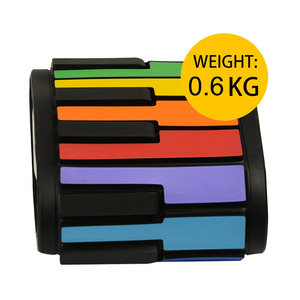 คีย์บอร์ดพับได้49ปุ่มพับได้แบบพกพาเปียโนขนาดเล็กทำจากซิลิโคนสีรุ้งหนาสำหรับเด็กเดินทางของเล่นดนตรีอิเล็กทรอนิกส์ - Product Image 4